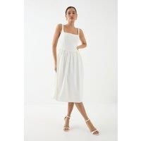 Misspap White Midi Dress Womens Occasion Dresses