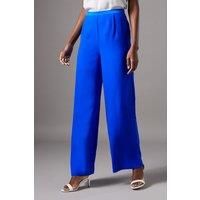 Satin Detail High Waist Trouser