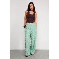 Warehouse Pale Green Wide Leg Trousers Womens Going Out Trousers