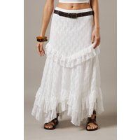 Warehouse Ivory Maxi Skirt Womens Going Out Skirts