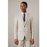 Burton Neutral Suit Jacket Mens Smart Suits