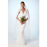 Coast Ivory Fit & Flare Dress Womens Bridal Dresses
