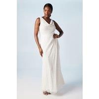 Coast Ivory Fit & Flare Dress Womens Bridal Dresses