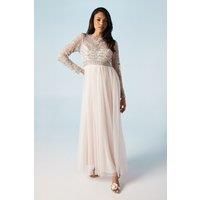 Coast Pale Pink A-Line Dress Womens Bridesmaids Dresses