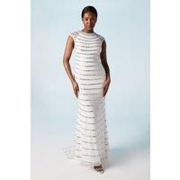 Coast Ivory A-Line Dress Womens Bridal Dresses