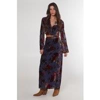 Nastygal Blue Maxi Skirt Womens Daywear Skirts