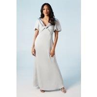 Coast Sage A-Line Dress Womens Bridesmaids Dresses