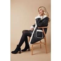 Maria Faux Suede High Block Heel Chelsea Boots