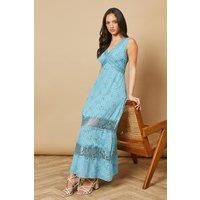 Oasis Blue Midi Dress Womens Daywear Dresses