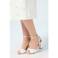 Oasis Ivory Heeled Sandals Womens Bridal Heels