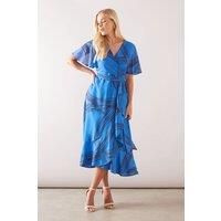 Wallis Cornflower Fit & Flare Dress Womens Occasion Dresses