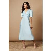 Oasis Blue Midaxi Dress Womens Occasion Dresses