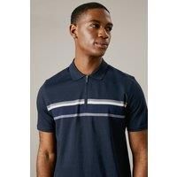 Burton Blue Polo Mens Casual Polos