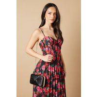Oasis Black Clutch Womens Occasion Bags & Purses