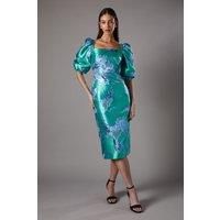 Coast Green Midi Dress Womens Occasion Dresses