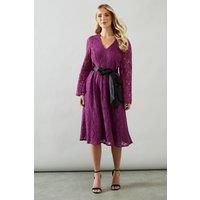 Wallis Magenta A-Line Dress Womens Occasion Dresses