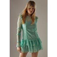 Warehouse Sage Mini Dress Womens Occasion Dresses