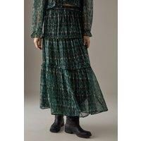Warehouse Green Maxi Skirt Womens Casual Skirts