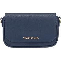 Miramar Flap Crossbody Logo Strap Bag Dark Blue