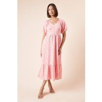 Dorothy Perkins Pink Midi Dress Womens Casual Dresses