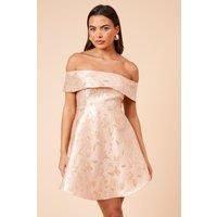 Dorothy Perkins Peach Mini Dress Womens Occasion Dresses