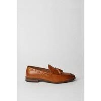 Burton Mens Dress Tan Shoes Tan Penny Loafers With Tassels Synthetic Outsole