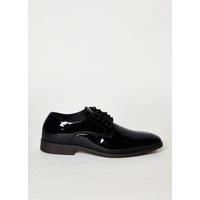 Mens Patent Formal Derby Shoes