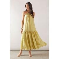 Wallis Chartreuse Fit & Flare Dress Womens Occasion Dresses