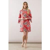 Wallis Coral Shift Dress Womens Daywear Dresses