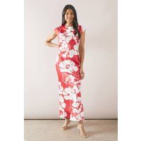 Wallis Red Midi Skirt Womens Occasion Skirts