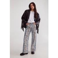 Nastygal Multi Straight Jeans Womens Casual Jeans