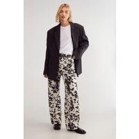 Nastygal Mono Barrel Leg Jeans Womens Going Out Jeans