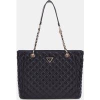 Giully Quilted Large Tote Black