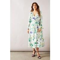 Wallis Ivory Wrap Dress Womens Daywear Dresses