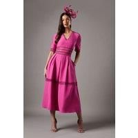 Coast Pink Midi Dress Womens Occasion Dresses
