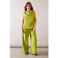 Contrast Stripe Split Trouser