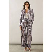 Wallis Silver Blazer Womens Going Out Jackets & Coats
