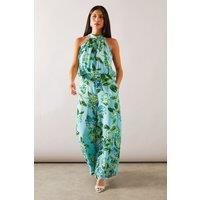Wallis Blue Jumpsuit Womens Occasion Jumpsuits