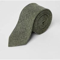 Mens Khaki Tweed Tie - One Size