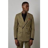 Burton Khaki Suit Jacket Mens Smart Suits