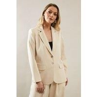 Wallis Neutral Blazer Womens Daywear Jackets & Coats