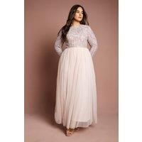 Coast Pale Pink A-Line Dress Womens Bridesmaids Dresses