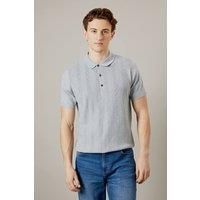Burton Light Grey Polo Mens Casual Jumpers & Cardigans