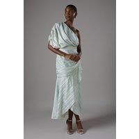 Coast Sage Midi Dress Womens Occasion Dresses