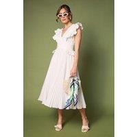 Coast White Midi Dress Womens Occasion Dresses