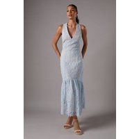 Coast Pale Blue Maxi Dress Womens Occasion Dresses
