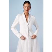 Coast Ivory Blazer Womens Bridal Jackets & Coats