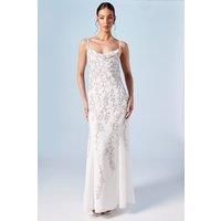 Coast Ivory Fit & Flare Dress Womens Bridal Dresses