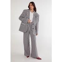 Nastygal Mono Wide Leg Trousers Womens Smart Trousers