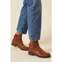 Good For The Sole Tan Ankle Boots Womens Daywear Boots